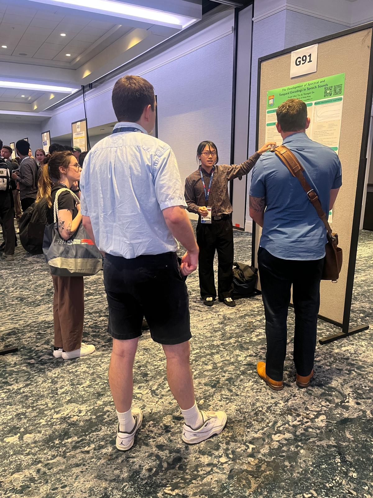 Frank, Shuhao, and Youngah Presented New Research at SCiL 2026